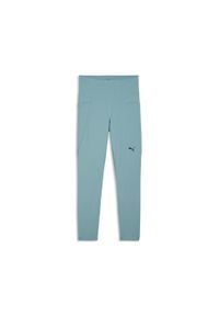 Puma - Damskie legginsy TAD ESSENTIALS o długości 7/8 PUMA. Stan: podwyższony. Kolor: niebieski. Sport: bieganie #1