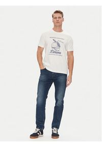 JOOP! Jeans T-Shirt 15 JJJ-25Almir 30045693 Beżowy Modern Fit. Kolor: beżowy. Materiał: bawełna