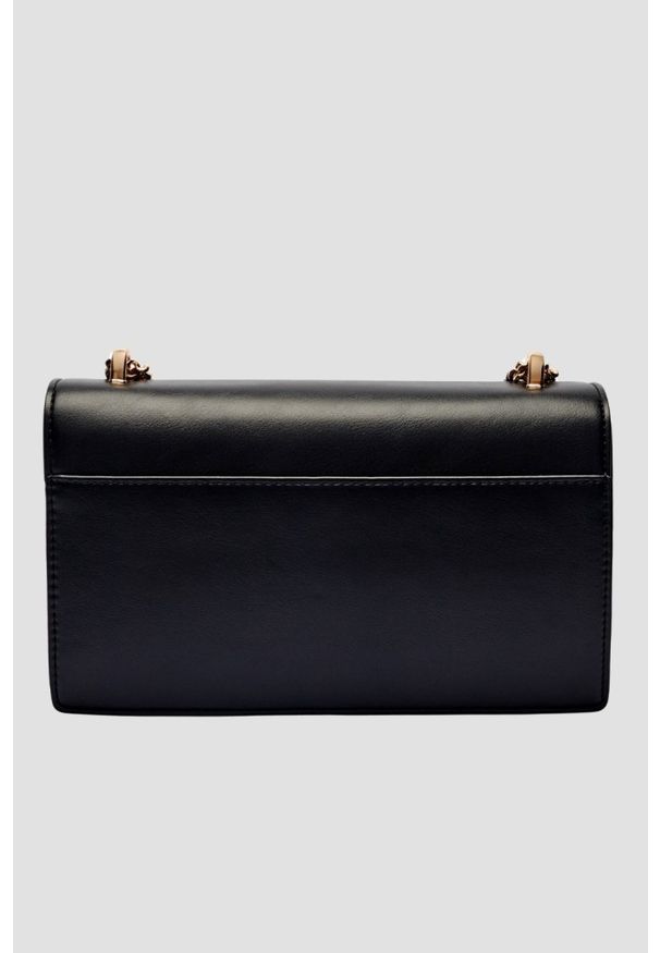 Valentino by Mario Valentino - VALENTINO Czarna stylowa damska torebka Alpheus Flap Bag. Kolor: czarny. Styl: elegancki. Rodzaj torebki: na ramię