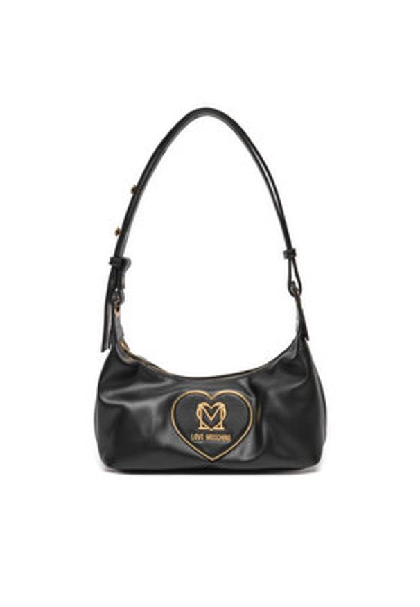 Love Moschino - LOVE MOSCHINO Torebka JC4121PP1LLB0000 Czarny. Kolor: czarny. Materiał: skórzane
