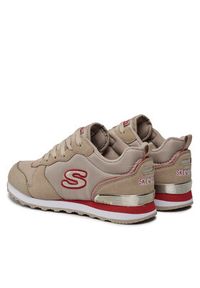 skechers - Skechers Sneakersy Step N Fly 155287/NAT Beżowy. Kolor: beżowy. Materiał: materiał #3