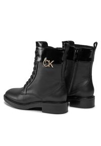 Calvin Klein Trapery Rubber Sole Combat Boot W/Hw HW0HW01717 Czarny. Kolor: czarny. Materiał: skóra #3