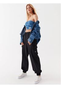 Calvin Klein Jeans Spodnie materiałowe J20J221636 Czarny Regular Fit. Kolor: czarny. Materiał: materiał, syntetyk #4