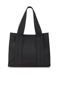 Ochnik - Czarna torebka damska typu tote bag. Kolor: czarny. Rodzaj torebki: na ramię #4