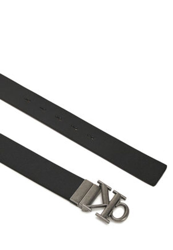 Calvin Klein Jeans Pasek Męski Monogram Plaque 35mm Rev/Adj LV04G7002G Czarny. Kolor: czarny. Materiał: skóra