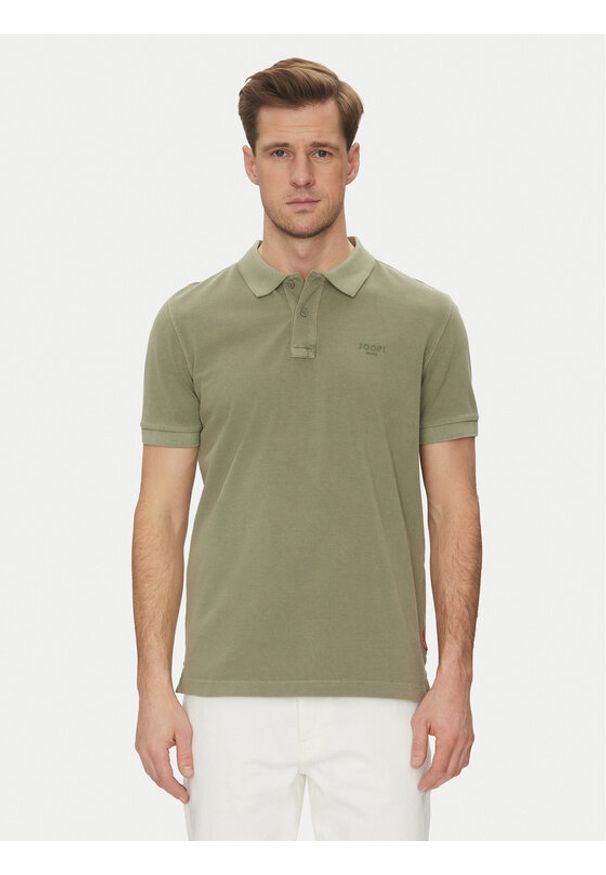 JOOP! Jeans Polo 15 JJJ-02Ambrosian 30045619 Zielony Modern Fit. Typ kołnierza: polo. Kolor: zielony. Materiał: bawełna
