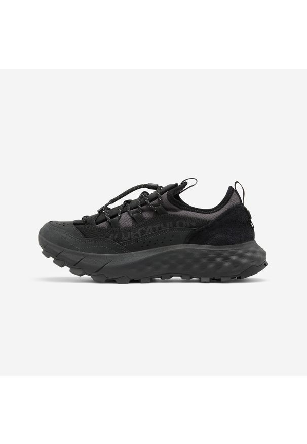 Decathlon - Sneakersy MTC X Lifetech skórzane. Kolor: czarny, szary, wielokolorowy. Materiał: skóra. Szerokość cholewki: normalna