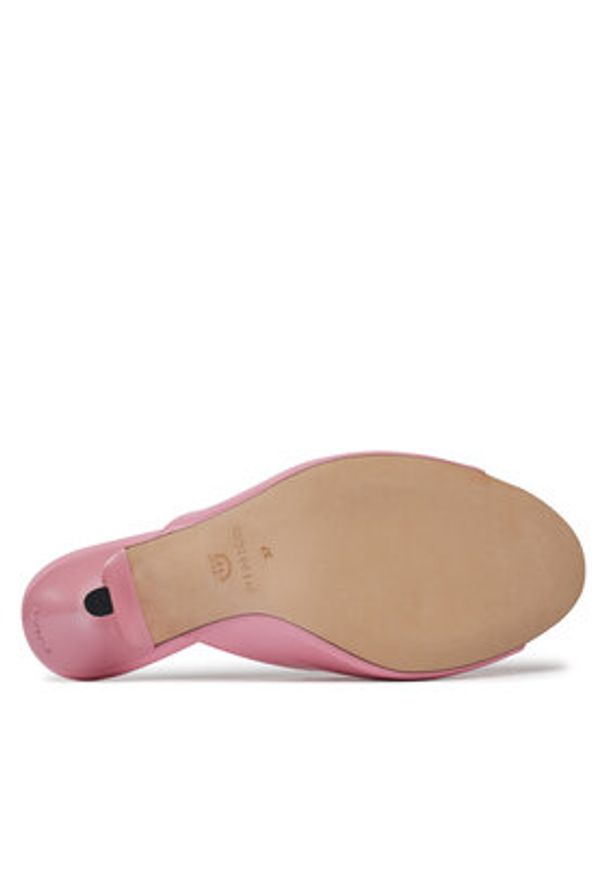 Pinko Klapki Janis 01 SD0003 P006 Różowy. Kolor: różowy. Materiał: skóra