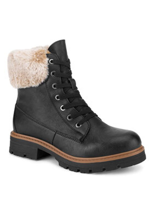 Clara Barson Botki WS6331-01 Czarny. Kolor: czarny. Materiał: materiał
