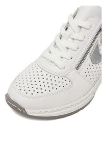 Rieker Sneakersy CEO-N4340-80 Biały. Kolor: biały. Materiał: syntetyk, skóra #8