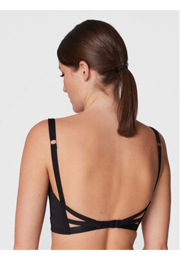 Wonderbra Biustonosz balkonetka WB000BHM Czarny. Kolor: czarny. Materiał: syntetyk