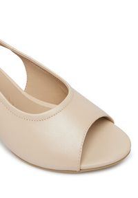 Caprice Sandały 9-28307-46 Kremowy. Kolor: kremowy. Materiał: skóra #2