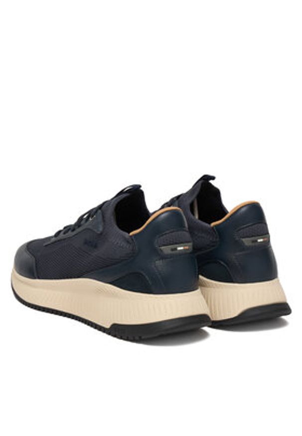 BOSS Sneakersy Ttnm Evo 50552911 Granatowy. Kolor: niebieski. Materiał: materiał