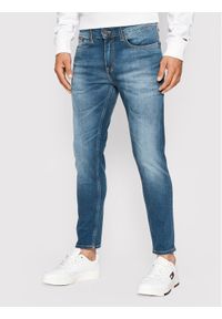 Tommy Jeans Jeansy Austin DM0DM09550 Niebieski Slim Fit. Kolor: niebieski