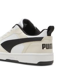 Buty Puma Rebound V6 Low 392328 18 białe. Okazja: na co dzień. Zapięcie: pasek. Kolor: biały. Materiał: syntetyk, materiał, guma, tkanina, skóra. Szerokość cholewki: normalna. Wzór: paski. Sport: koszykówka #3