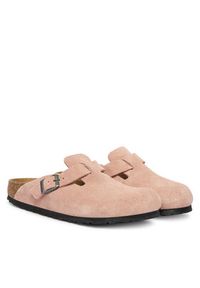 Birkenstock Klapki Boston 1031635 Różowy. Kolor: różowy. Materiał: skóra, zamsz #2