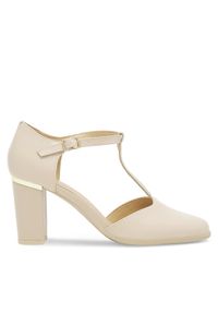 Lasocki Czółenka WYL3716-1Z Beżowy. Kolor: beżowy. Materiał: skóra #1