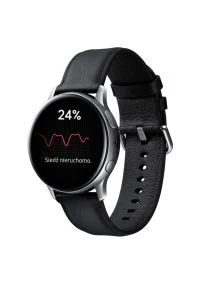 Smartwatch SAMSUNG Galaxy Watch Active 2 SM-R830N 40mm Stal Nierdzewna Srebrny. Rodzaj zegarka: smartwatch. Kolor: srebrny. Materiał: skóra. Styl: elegancki #1