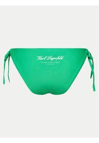 Karl Lagerfeld - KARL LAGERFELD Dół od bikini 241W2206 Zielony. Kolor: zielony. Materiał: syntetyk #3