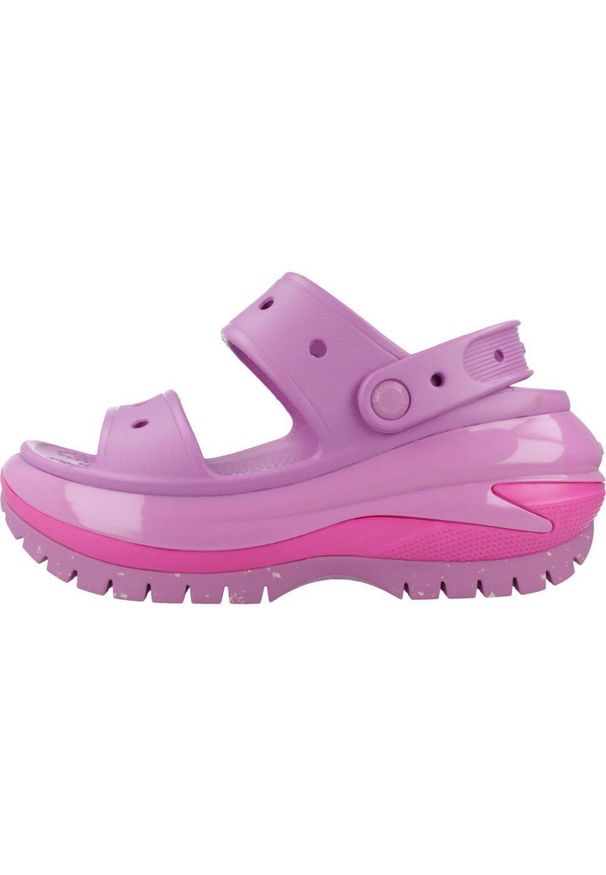 Klapki Crocs Model Classic Mega Crush Sandal Kolor Fioletowy. Kolor: fioletowy. Materiał: materiał, syntetyk