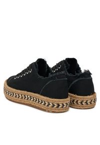 DeeZee Espadryle ZYKS305 Czarny. Kolor: czarny. Materiał: materiał