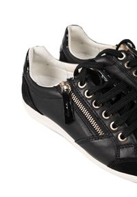 Geox Sneakersy "Myria" | D8468B 08522 | Kobieta | Czarny. Zapięcie: zamek. Kolor: czarny. Materiał: skóra ekologiczna