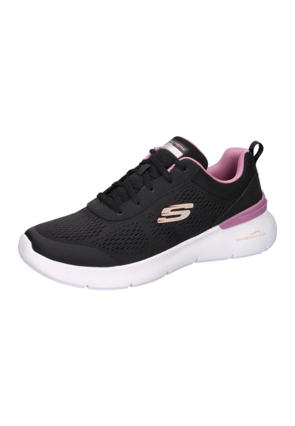 skechers - Buty SKECHERS SKECH-AIR DYNAMIGHT Czarny. Kolor: czarny. Materiał: skóra. Szerokość cholewki: normalna