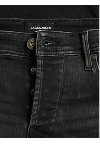 Jack & Jones - Jack&Jones Szorty jeansowe Scale 12223991 Czarny Regular Fit. Kolor: czarny. Materiał: bawełna