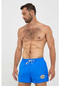 BOSS szorty kąpielowe kolor niebieski. Kolor: niebieski #1