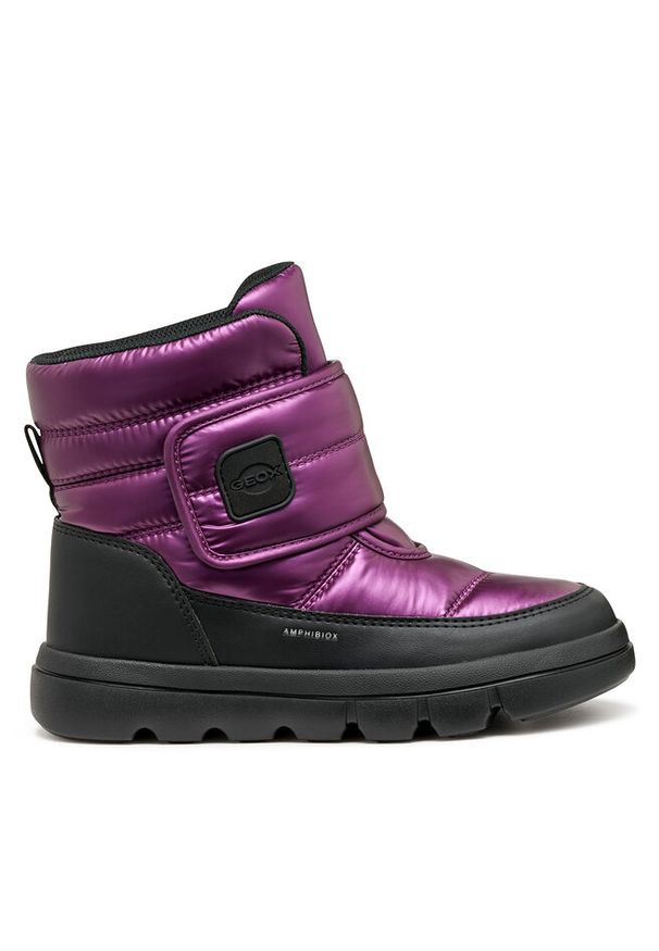 Śniegowce Geox. Kolor: fioletowy
