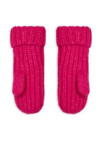 Ugg Rękawiczki dziecięce K Chunky Mitten 100030 Różowy. Kolor: różowy. Materiał: akryl #4