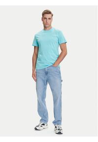 Tommy Jeans T-Shirt Linear Chest DM0DM21780 Zielony Slim Fit. Kolor: zielony. Materiał: bawełna #4