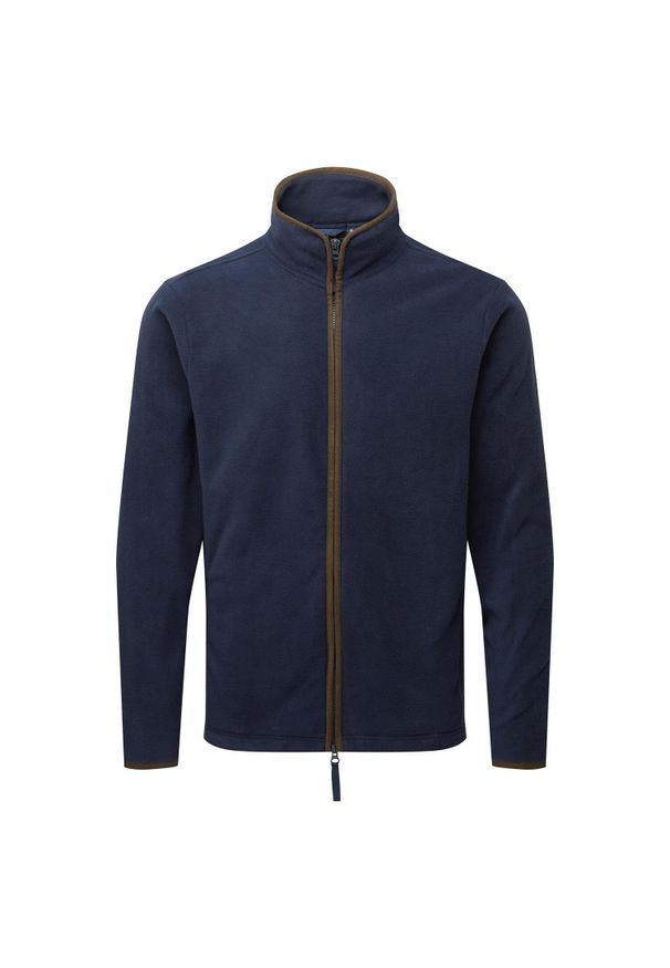 PREMIER - Męska Bluza Polarowa Artisan. Kolor: wielokolorowy, niebieski, brązowy. Materiał: polar. Sezon: zima