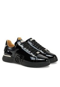 Philipp Plein - PHILIPP PLEIN Sneakersy SAES USC0666 PLE010N0202 Czarny. Kolor: czarny. Materiał: skóra, lakier #5