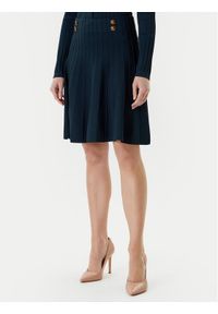 Guess Spódnica mini W5YD65 Z0130 Granatowy Regular Fit. Kolor: niebieski. Materiał: wiskoza