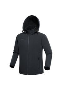 G-HEAT - Podgrzewana kurtka softshell. Kolor: czarny. Materiał: softshell