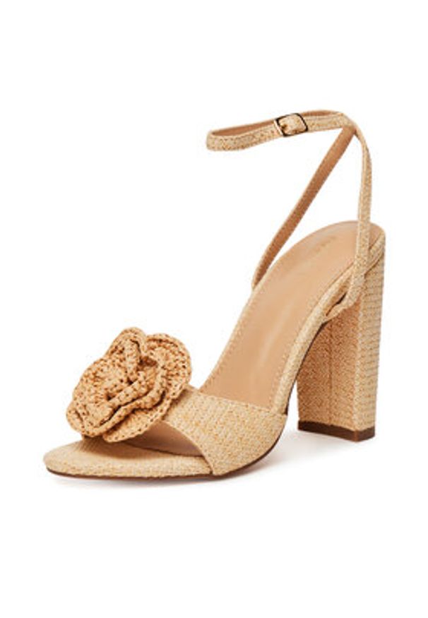 DeeZee Sandały F0812-22 Beżowy. Kolor: beżowy. Materiał: syntetyk, materiał