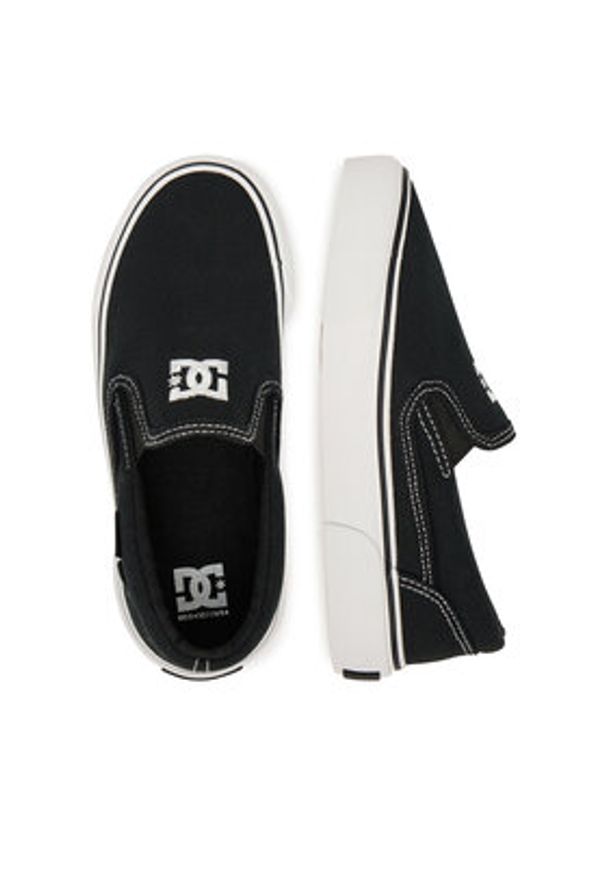 DC Shoes Tenisówki CEO-LEA-BDB-DC006 Czarny. Kolor: czarny. Materiał: materiał
