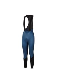 MB WEAR - Zimowe długie szorty Mb Wear Bora. Kolor: wielokolorowy, niebieski, turkusowy, zielony. Długość: długie. Sezon: zima. Sport: kolarstwo #1