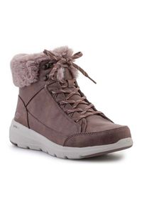 skechers - Buty Skechers Glacial Ultra Cozyly 144178-MVE beżowy. Kolor: beżowy. Szerokość cholewki: normalna. Sezon: zima