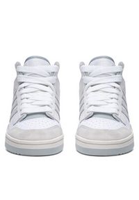 Adidas - adidas Sneakersy RAPID COURT MID W JP5874 Szary. Kolor: szary. Materiał: zamsz, skóra