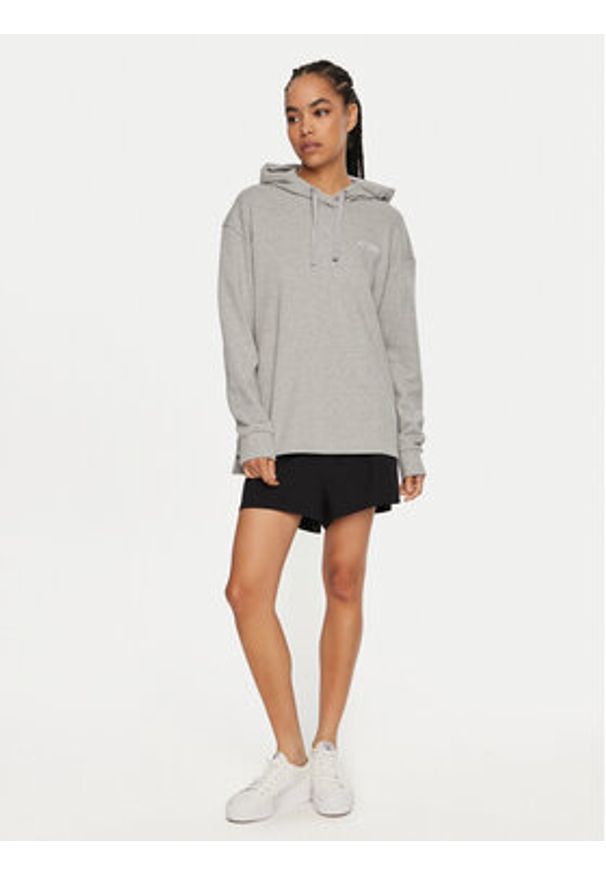 Adidas - adidas Bluza Terrex Logo IB6567 Szary Regular Fit. Kolor: szary. Materiał: bawełna