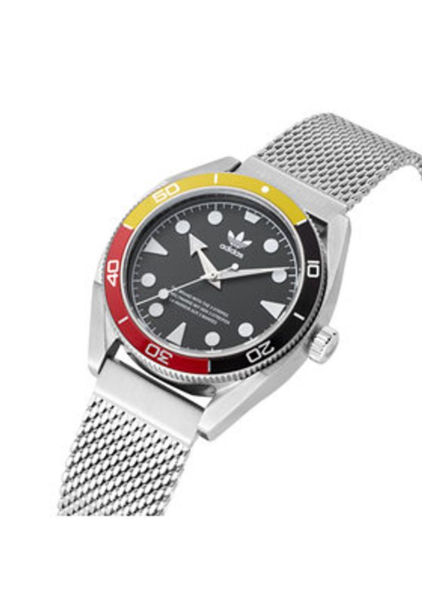 adidas Originals Zegarek Fashion Edition Two AOFH22502 Srebrny. Kolor: srebrny