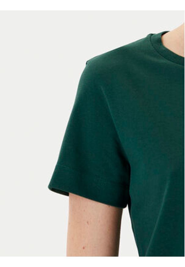Pinko - PINKO T-Shirt Bussolotto 100355 A2RD Zielony Regular Fit. Kolor: zielony. Materiał: bawełna