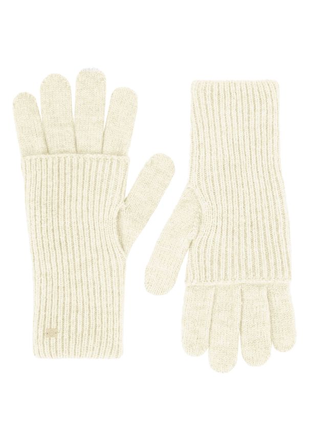 Volcano - Rękawiczki z mitenkami H-QUEEN. Materiał: dzianina, elastan. Sezon: zima. Styl: klasyczny, elegancki