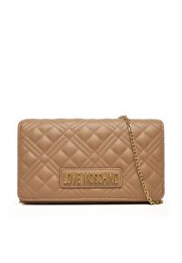 Love Moschino - LOVE MOSCHINO Torebka JC4079PP0NLA0104 Beżowy. Kolor: beżowy. Materiał: skórzane #8