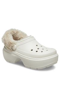 Crocs Klapki Stomp Lined Clog 208547 Beżowy. Kolor: beżowy