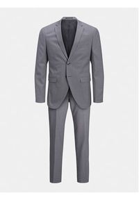 Jack & Jones Garnitur Franco 12181339 Szary Super Slim Fit. Kolor: szary. Materiał: syntetyk #7