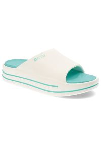 Big-Star - Zielone Klapki Big Star Wygodne Obuwie Damskie. Kolor: biały. Sezon: lato #1
