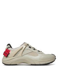 Hugo - Sneakersy HUGO. Kolor: beżowy